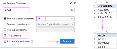 How do I delete multiple characters from the journal .